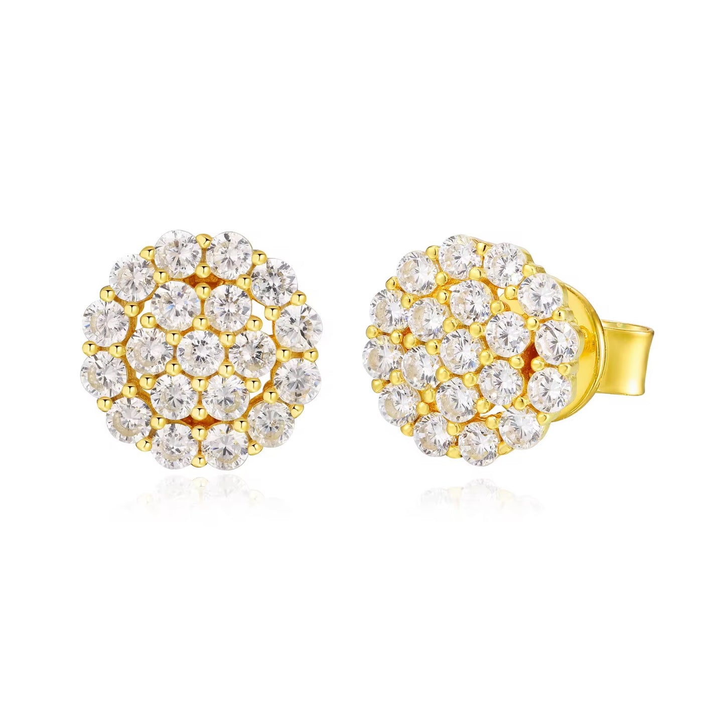 Celeste Stud Earrings Gold