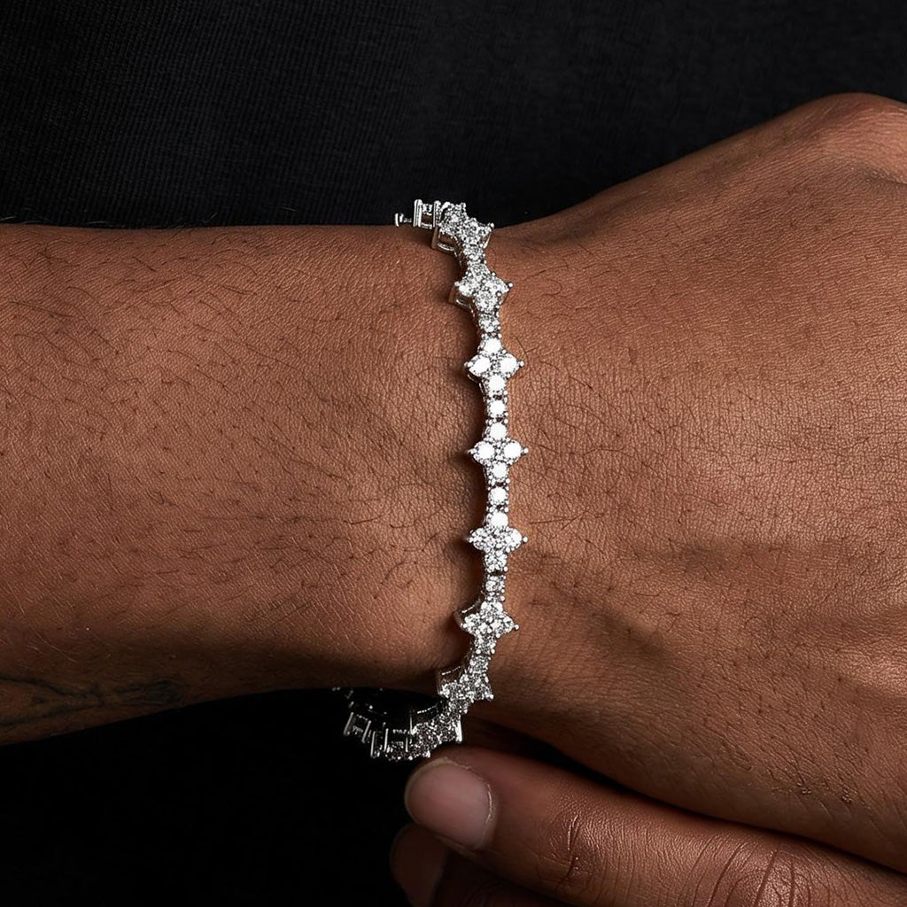7mm Cross Bracelet