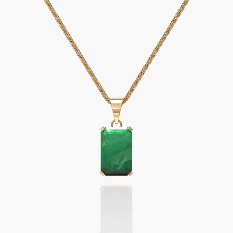 Void Chain Aventurine Pendant Gold