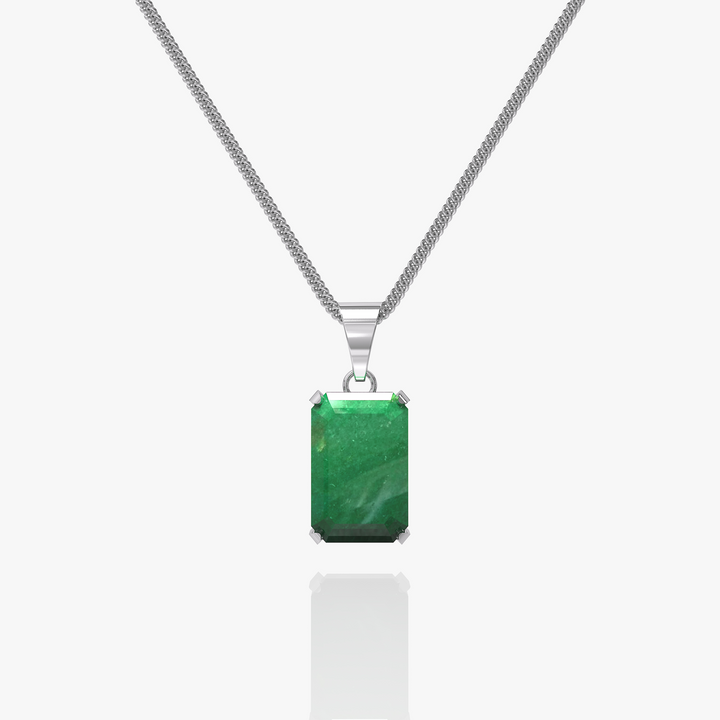 Void Aventurine Pendant Silver