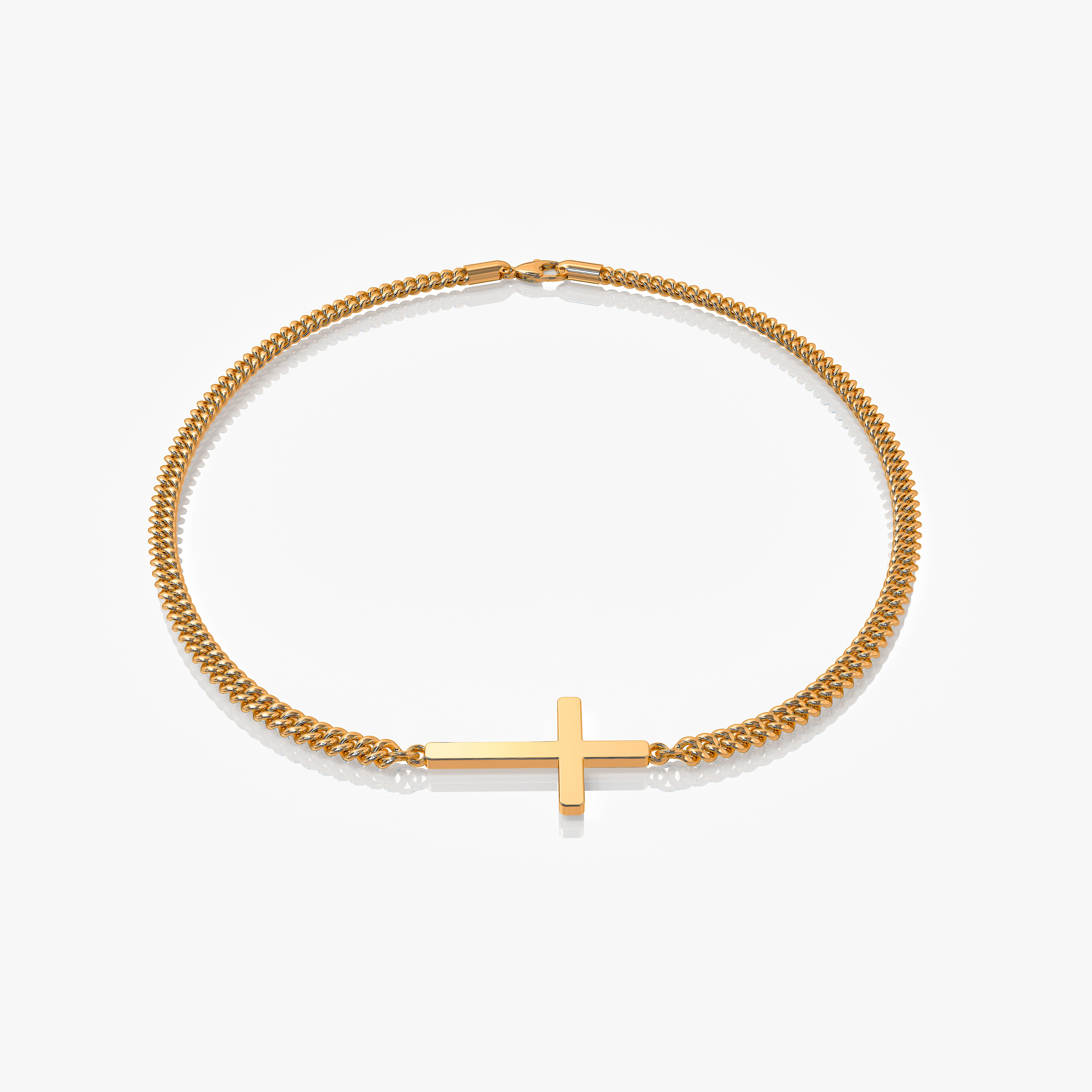 Cross Bracelet Gold