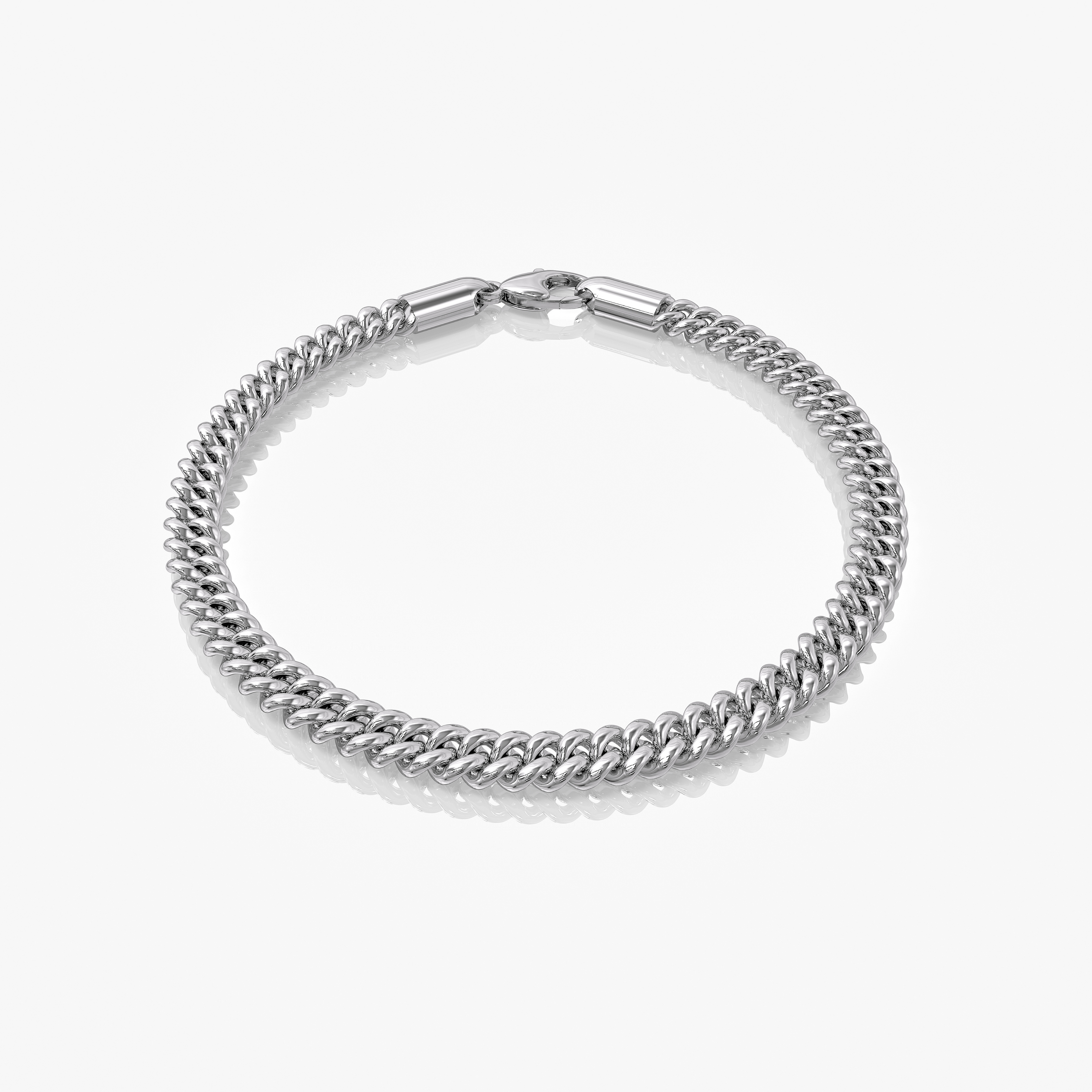 Cuban Link Bracelet Silver 5MM