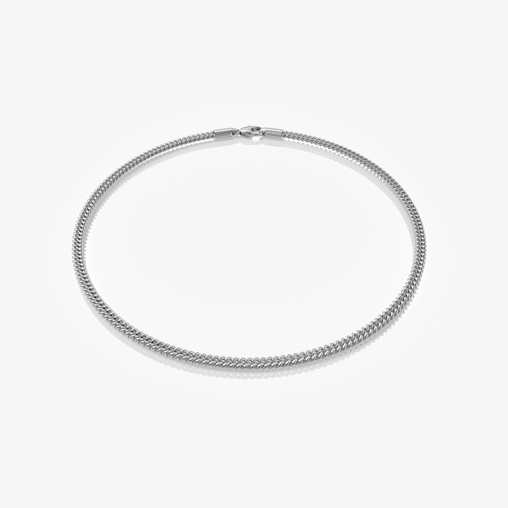 Cuban Link Bracelet Silver 2MM