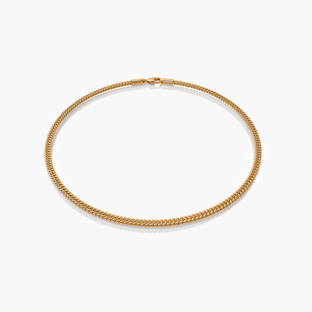 Cuban Link Bracelet Gold 2MM