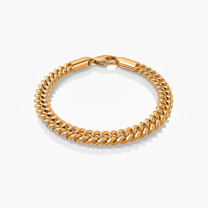 Cuban Link Bracelet Gold 8MM