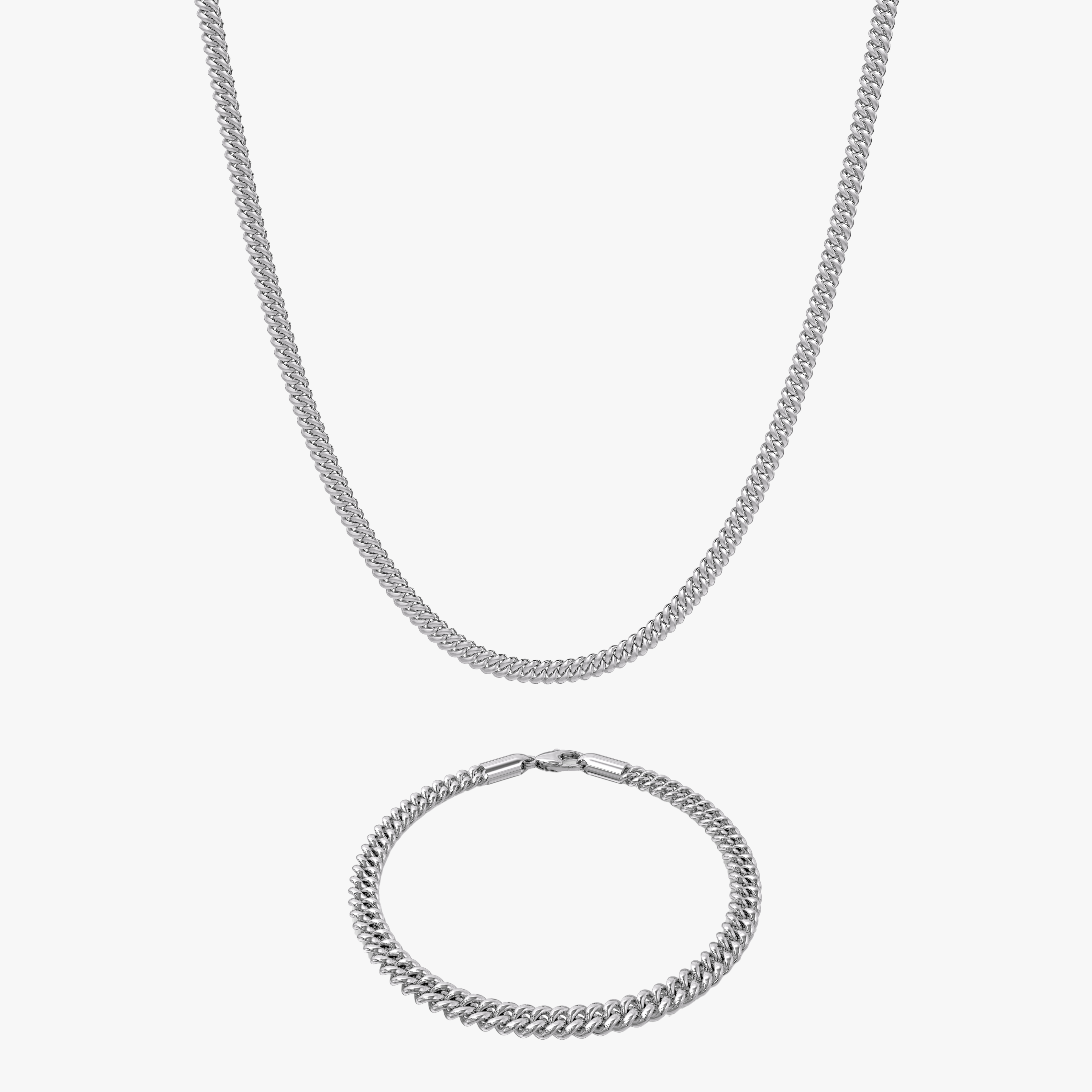 Bundle - Cuban Silver 5MM
