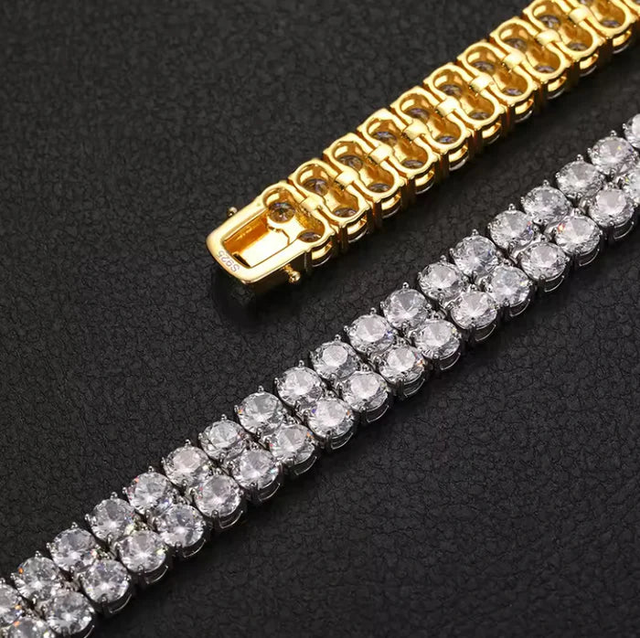 Corvanni Twin-Row Tennis Bracelet (Premium Edition)