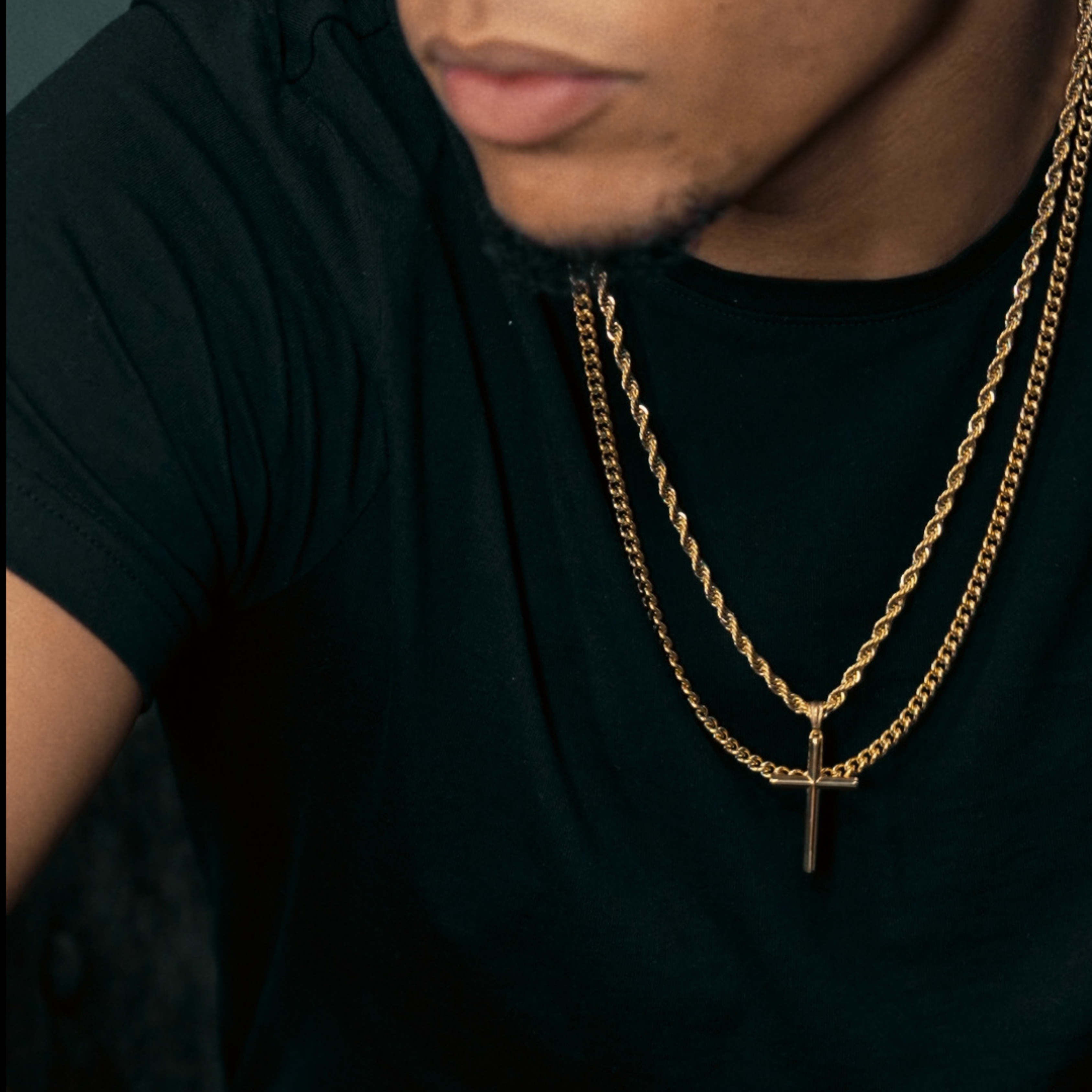 Cross Pendant Gold