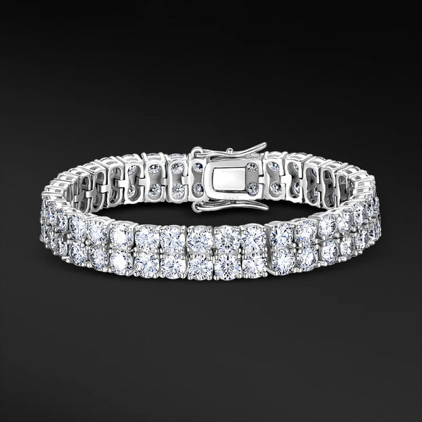 Corvanni Twin-Row Tennis Bracelet (Premium Edition)