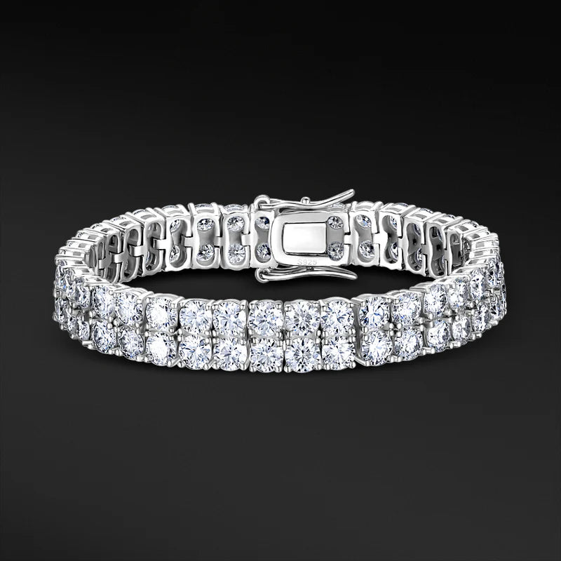 Corvanni Twin-Row Tennis Bracelet (Premium Edition)
