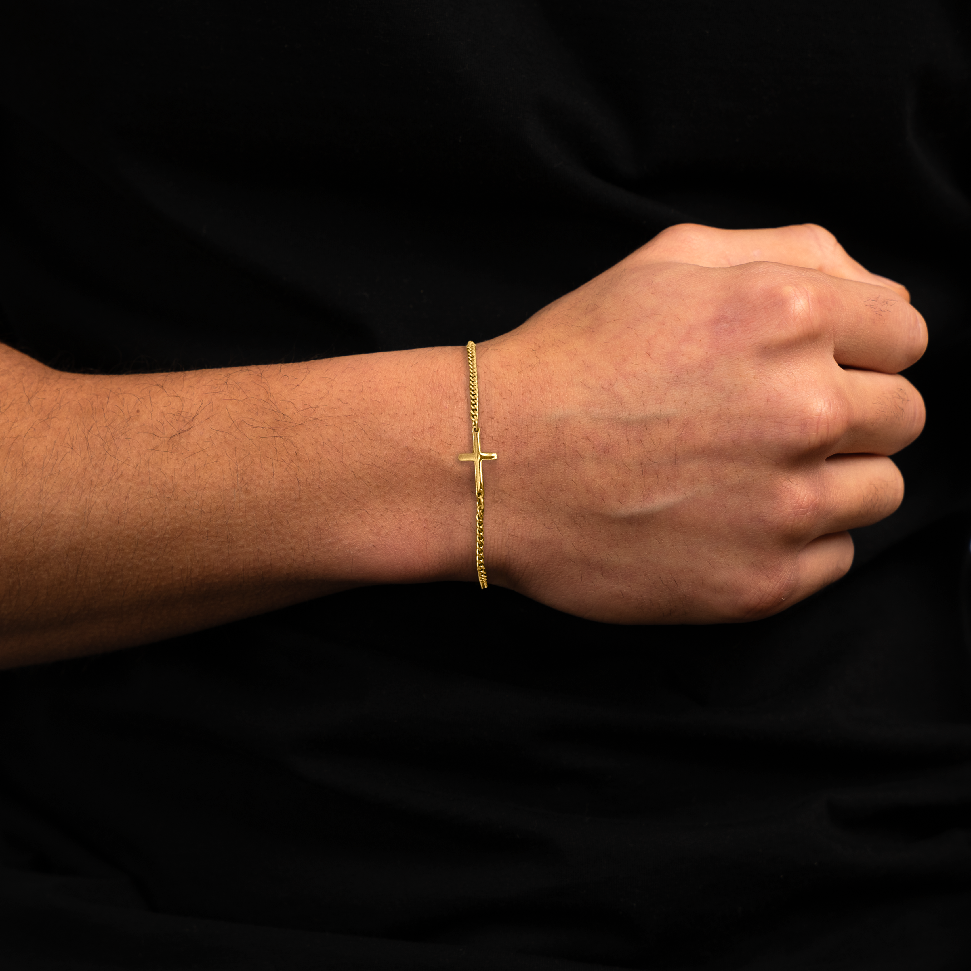 Bundle - Cross Gold 2MM