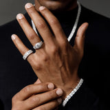 Corvanni Royale Cushion-Cut Tennis Bracelet (8mm / 11mm)