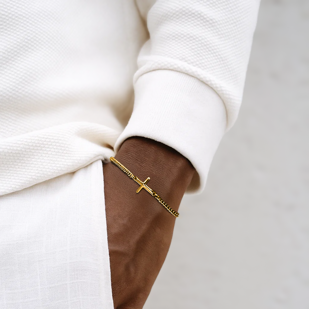 Bundle - Cross Gold 2MM