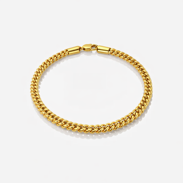 Cuban Link Bracelet Gold 5MM