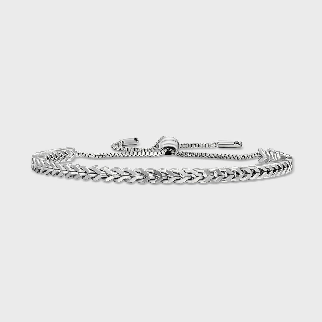 Women's Silver 3mm Franco Bracelet