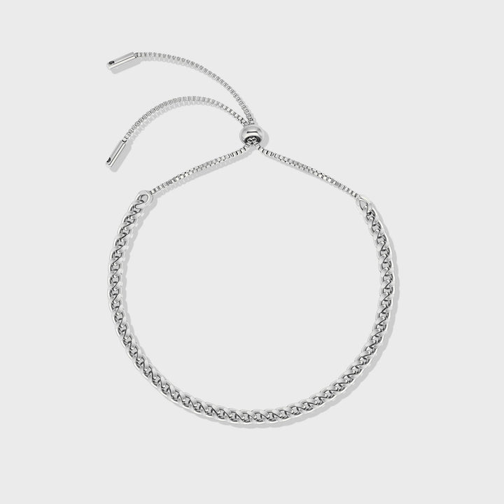 Women's Silver 3mm Franco Bracelet