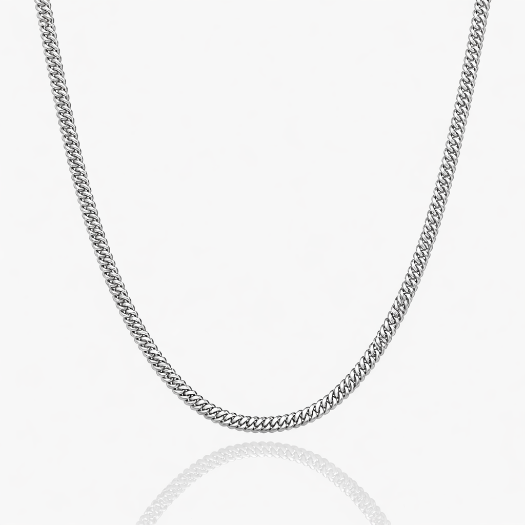 Cuban Link Chain Silver 5MM