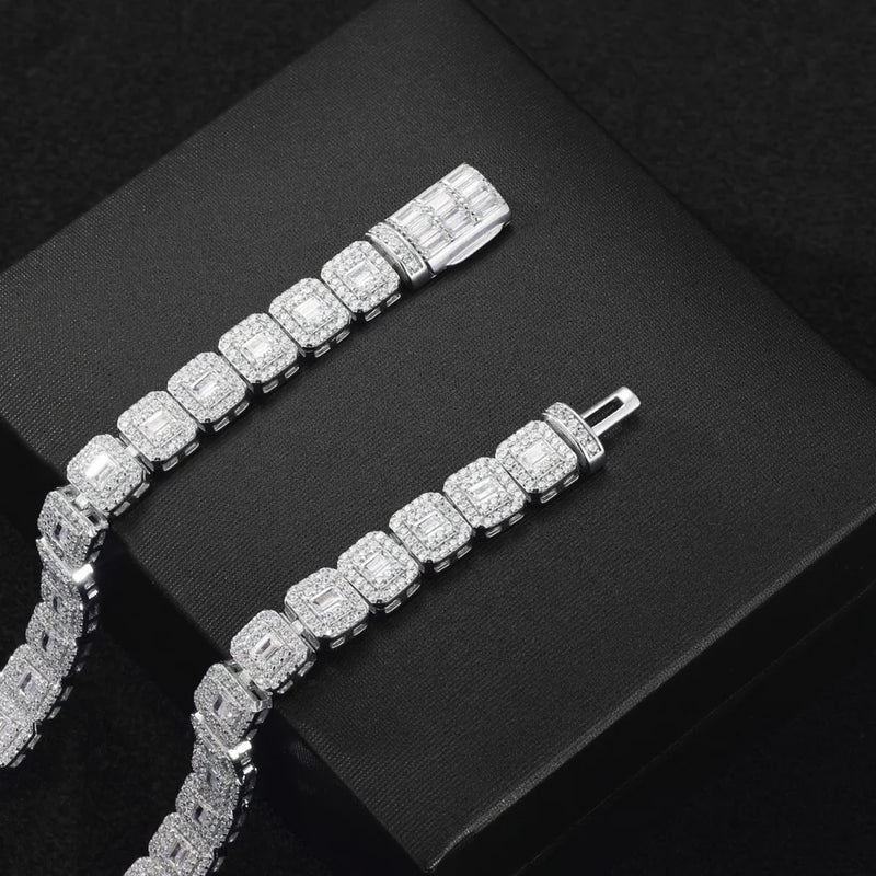 Corvanni Royale Cushion-Cut Tennis Bracelet (8mm / 11mm)