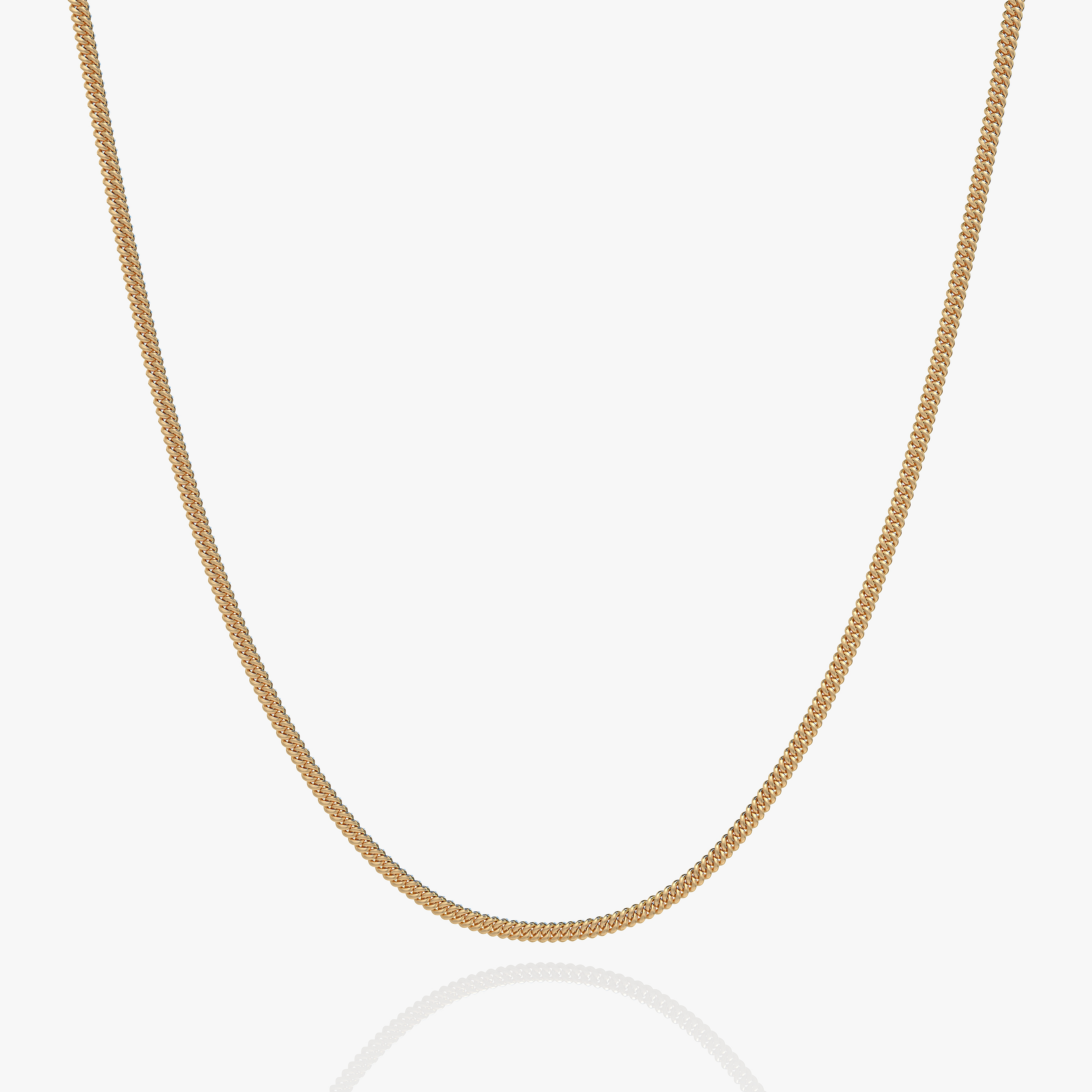 Cuban Link Chain Gold 3MM
