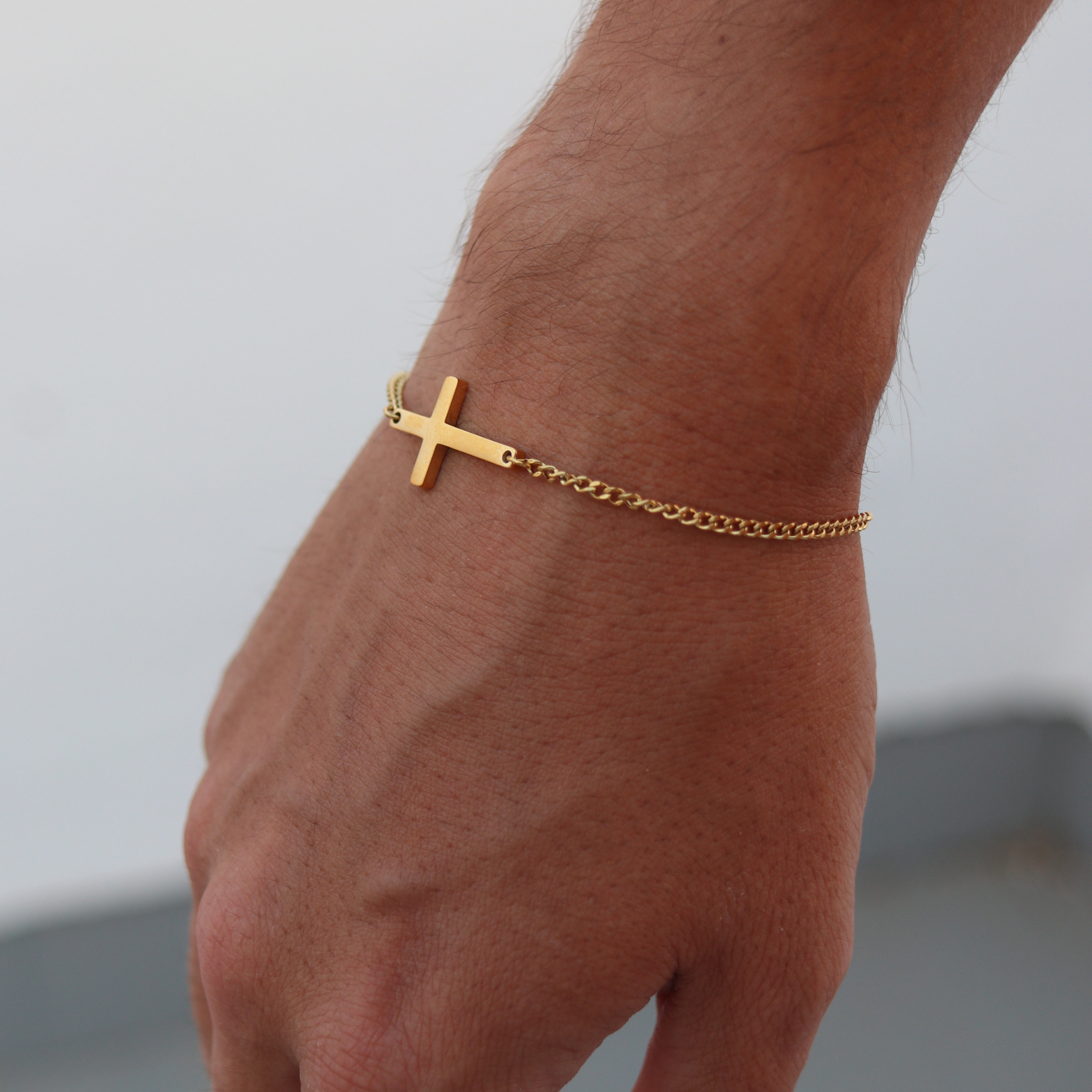 Cross x Rope Set - Gold