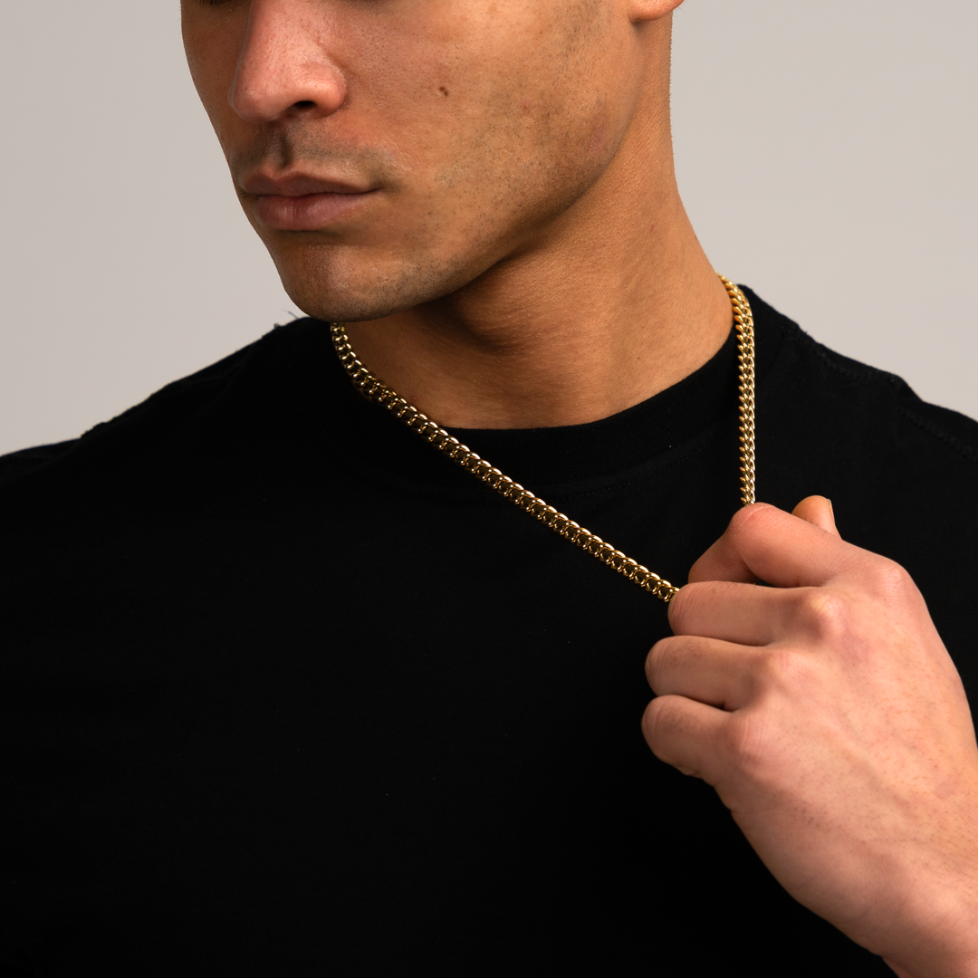 Cuban Link Chain Gold 8MM