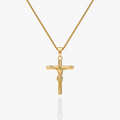 Crucifix Chain Gold Pendant