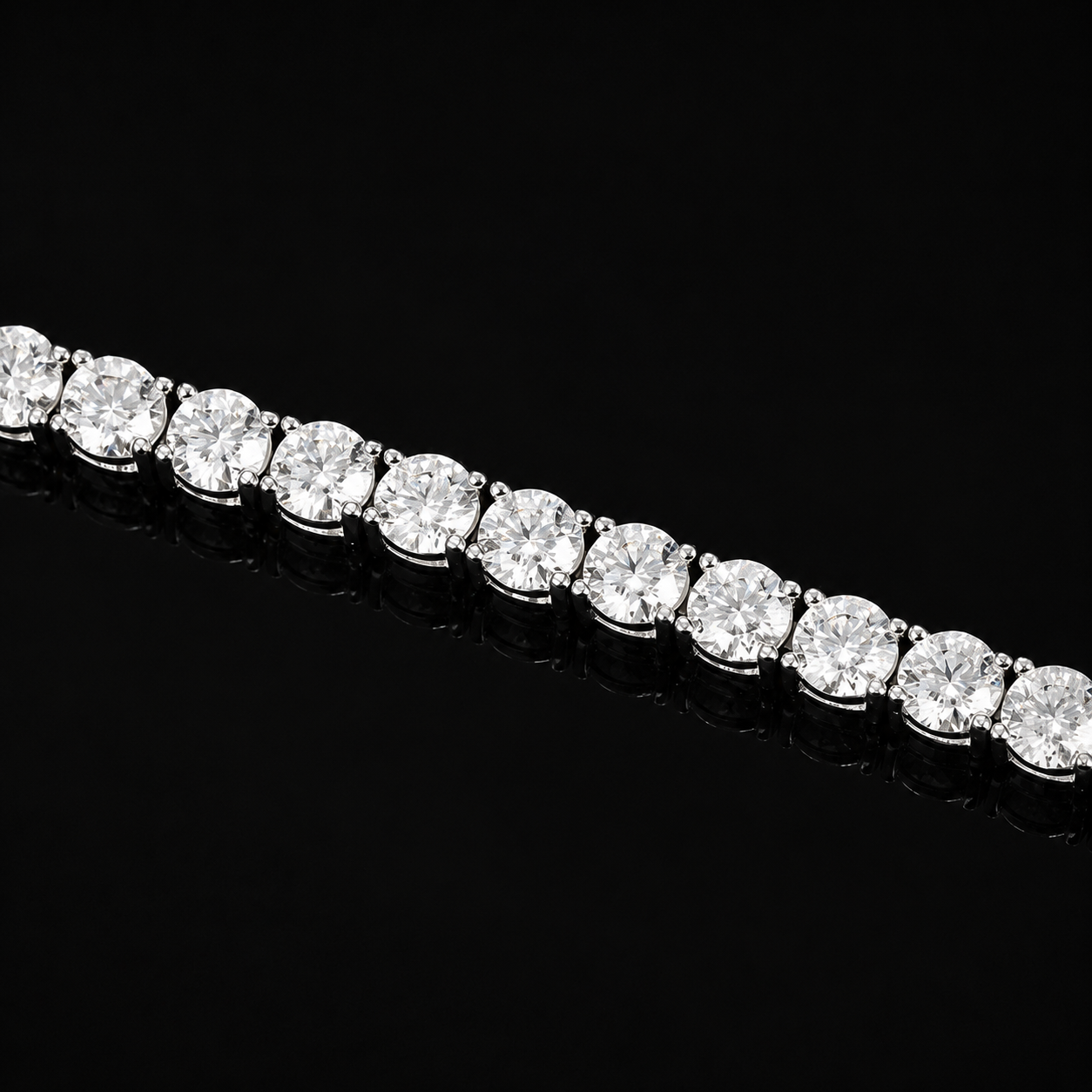 2m/3mm/4mm/5mm/6mm Tennis Bracelet