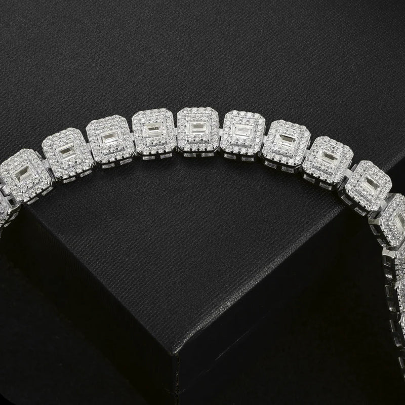 Corvanni Royale Cushion-Cut Tennis Bracelet (8mm / 11mm)