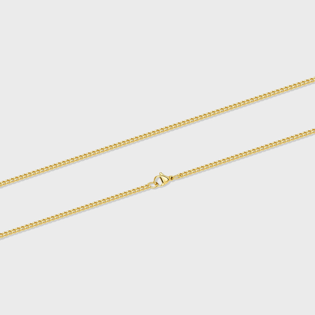 Women's Gold Micro Cuban Chain