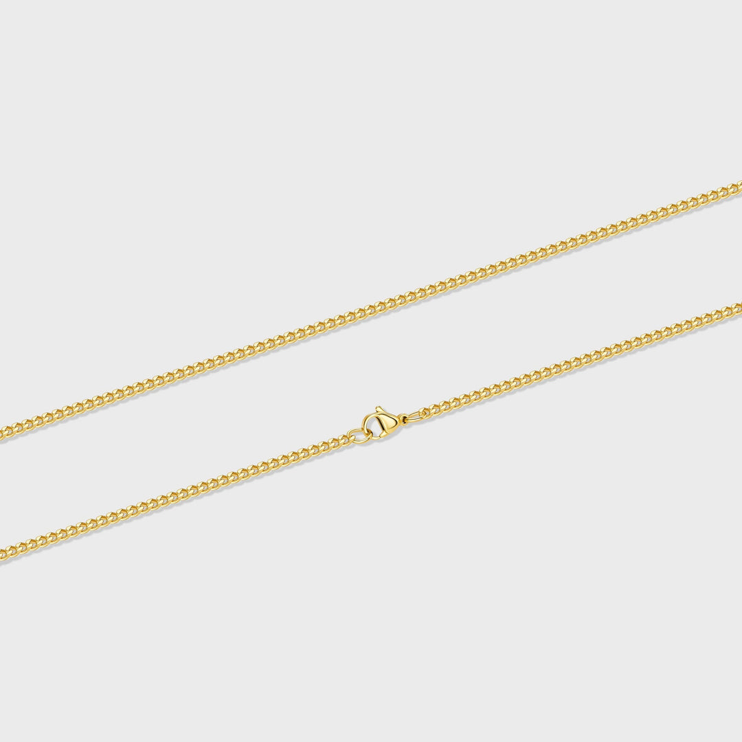Women's Gold Micro Cuban Chain