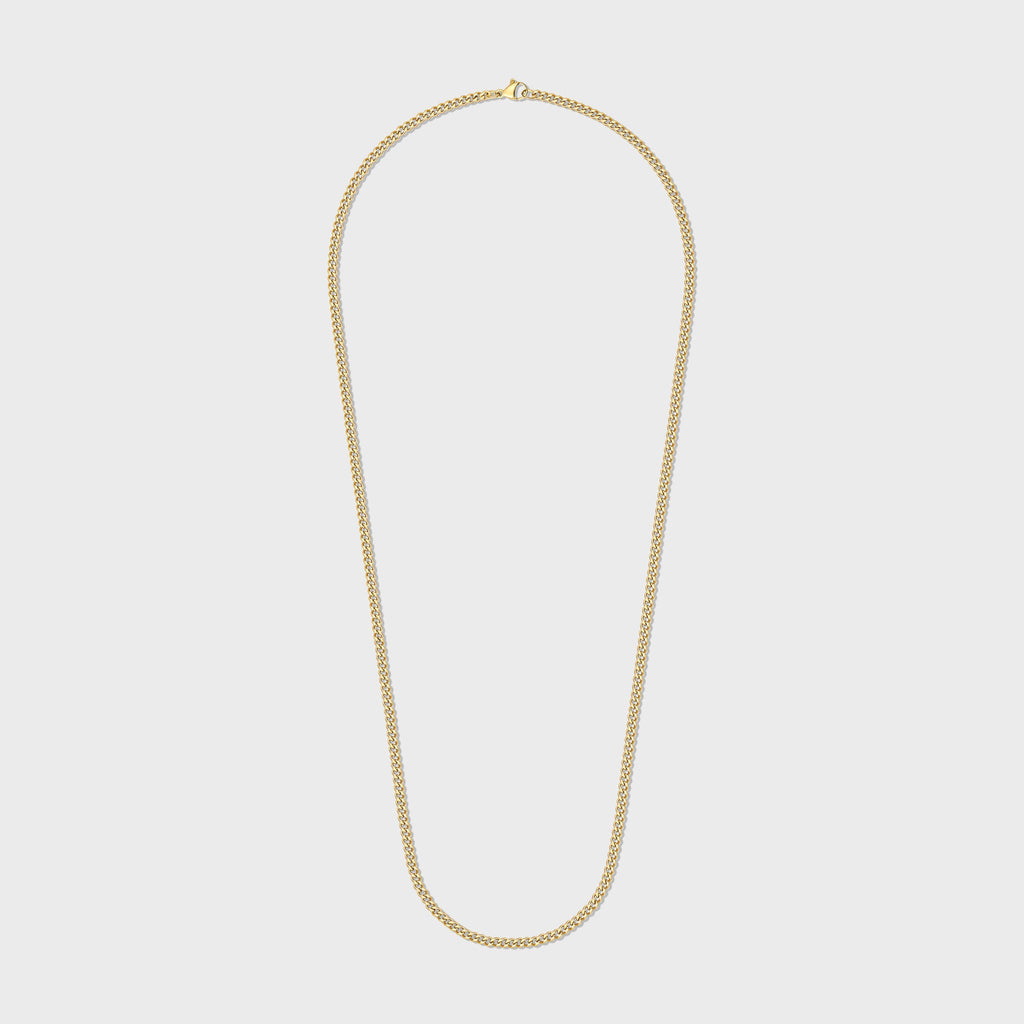 Women's Gold Micro Cuban Chain