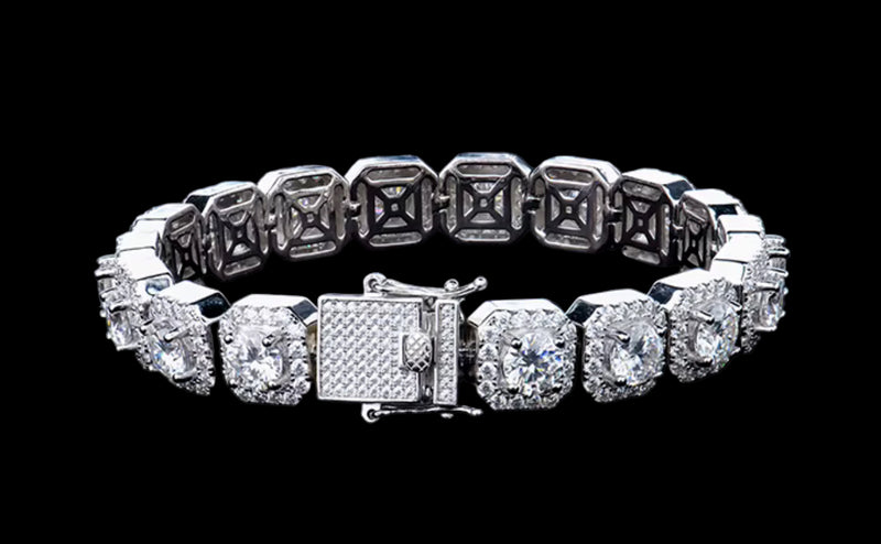 Corvanni Royale Cushion-Cut Tennis Bracelet (8mm / 11mm)
