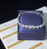 Corvanni Heart Link Bracelet