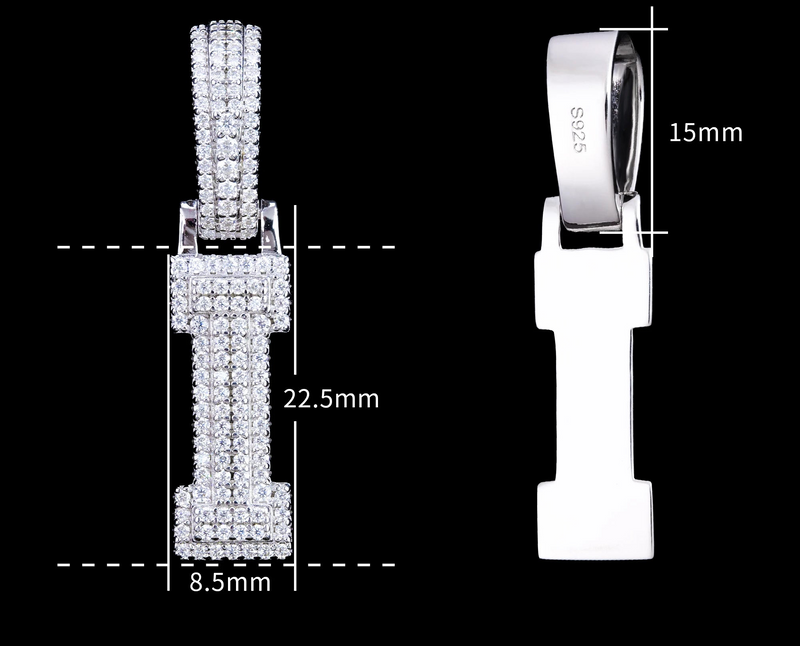 Corvanni Signature Initial Pendant