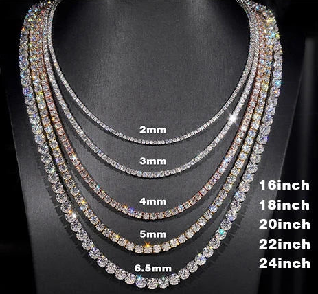 Corvanni Classic Tennis Chain (2mm / 3mm / 4mm / 5mm / 6.5mm)