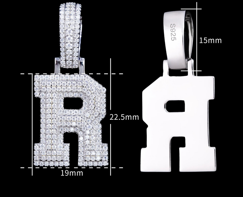 Corvanni Signature Initial Pendant