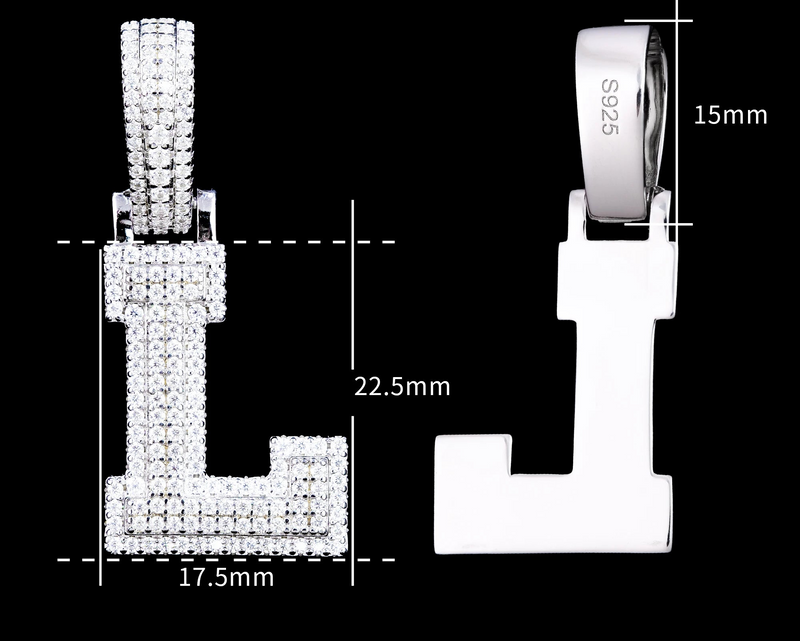 Corvanni Signature Initial Pendant