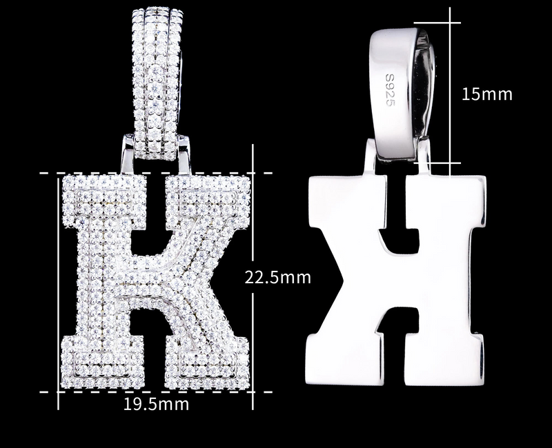 Corvanni Signature Initial Pendant