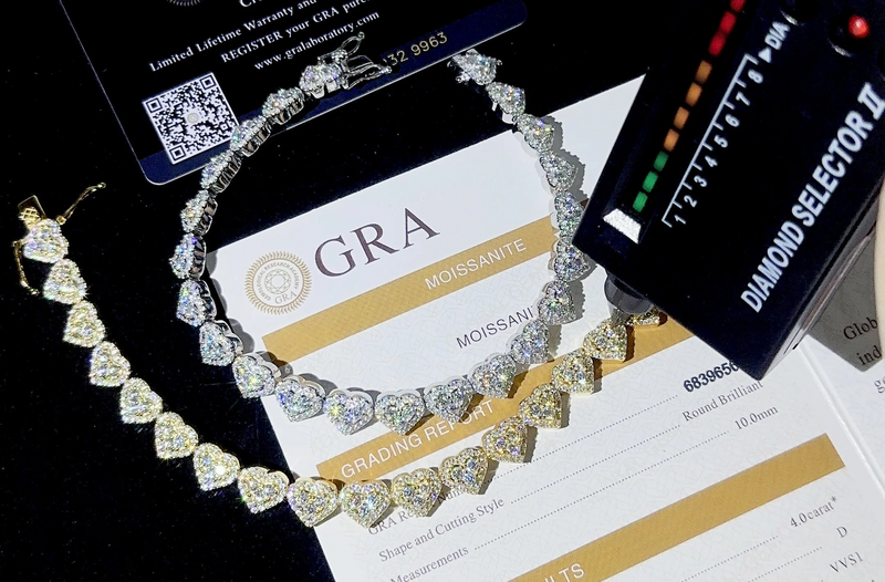 Corvanni Heart Link Bracelet