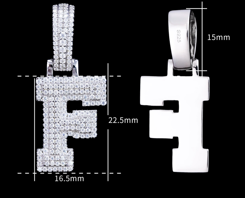 Corvanni Signature Initial Pendant