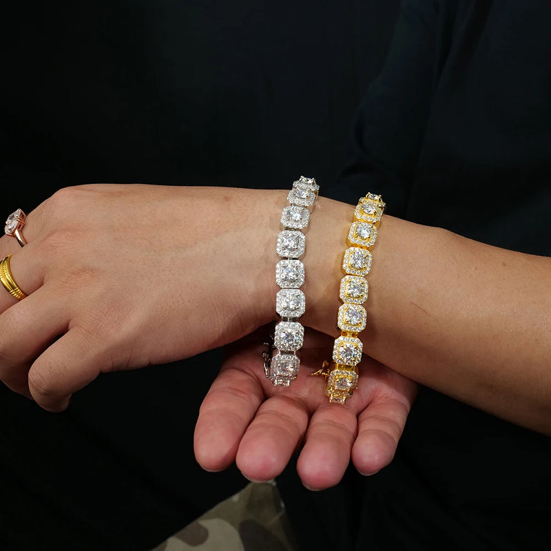 Corvanni Royale Cushion-Cut Tennis Bracelet (8mm / 11mm)