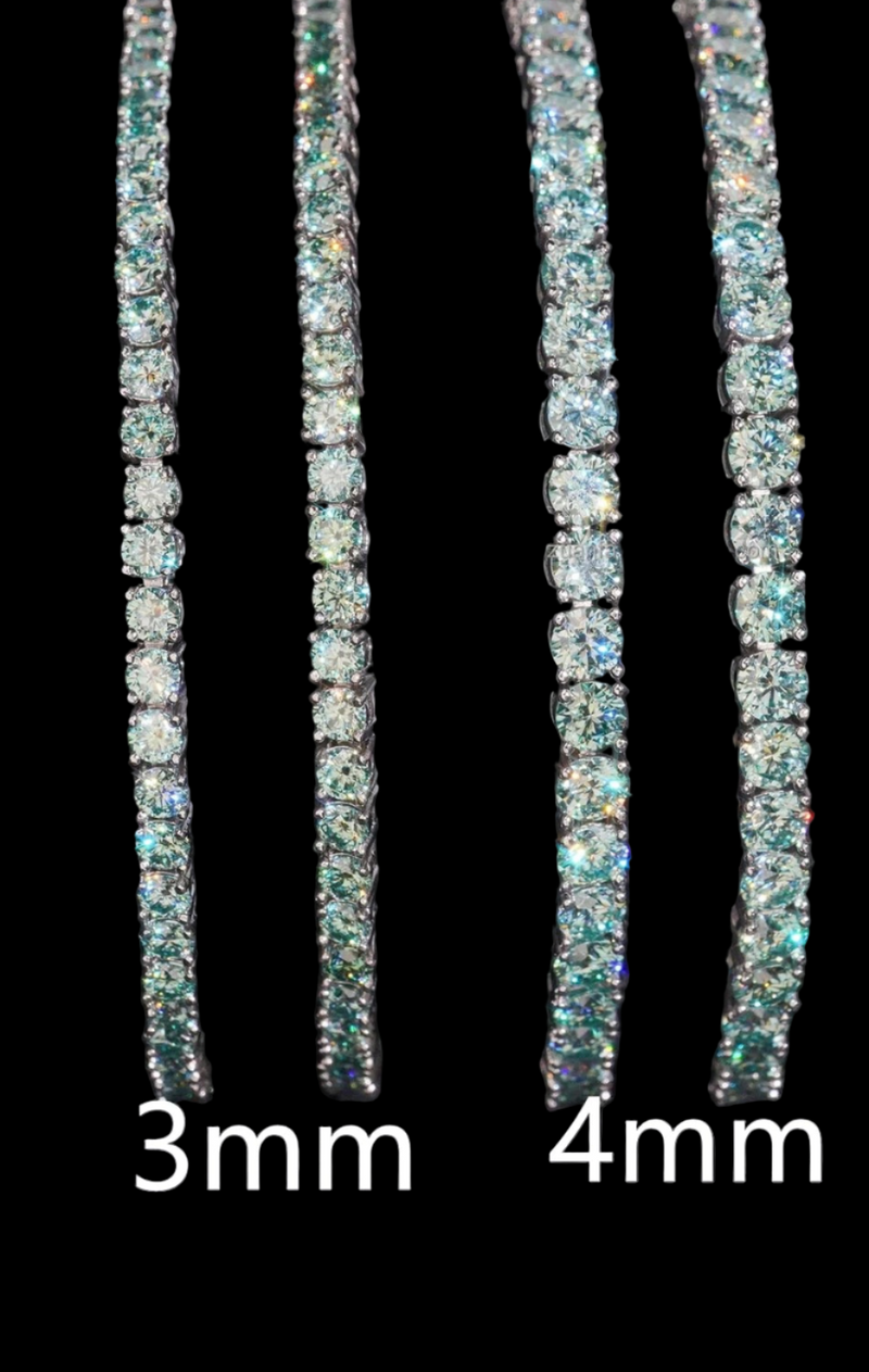 Corvanni Classic Round-Cut Tennis Bracelet (3mm / 4mm)