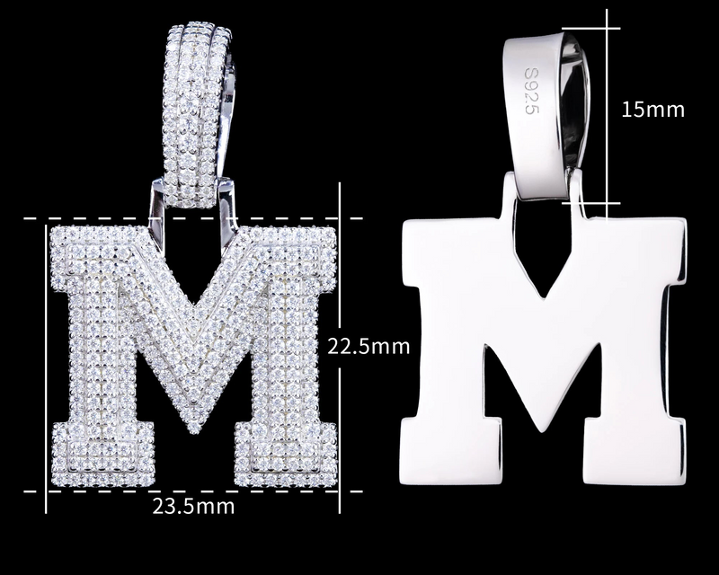 Corvanni Signature Initial Pendant