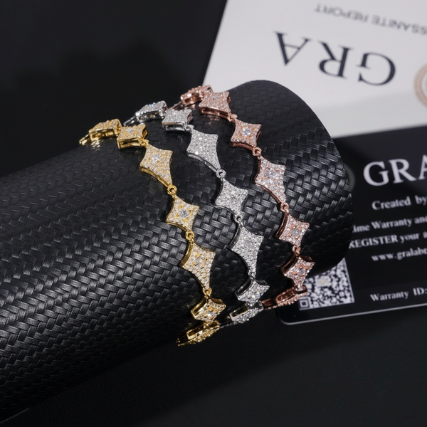 Corvanni Diamond Cut Bracelet