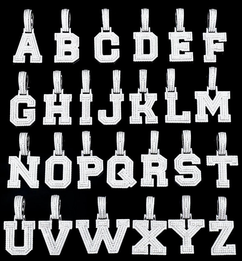 Corvanni Signature Initial Pendant