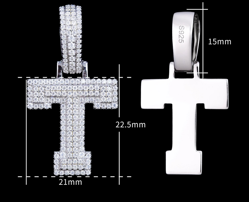 Corvanni Signature Initial Pendant