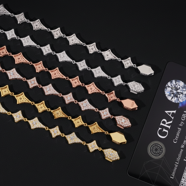 Corvanni Diamond Cut Necklace