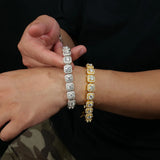 Corvanni Royale Cushion-Cut Tennis Bracelet (8mm / 11mm)