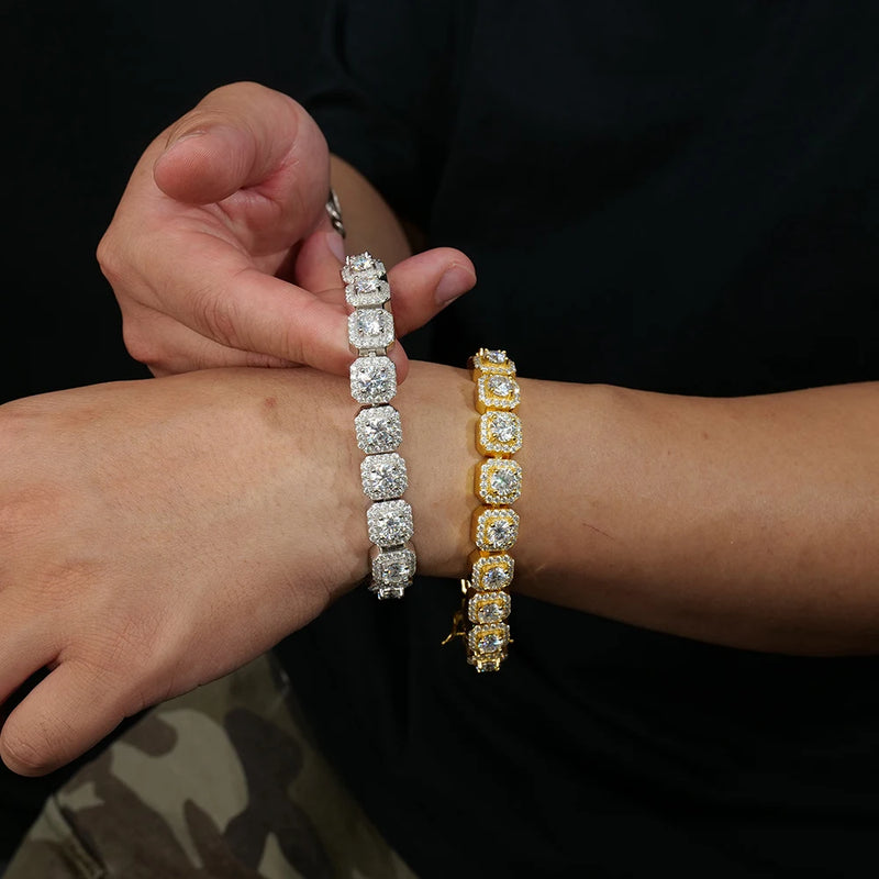 Corvanni Royale Cushion-Cut Tennis Bracelet (8mm / 11mm)