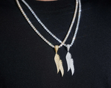 Corvanni Celestial Wing Pendant